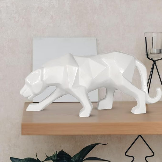 Jaguar Showpiece Ceramic  Panther Showpiece for Home Decor - 10 Inch